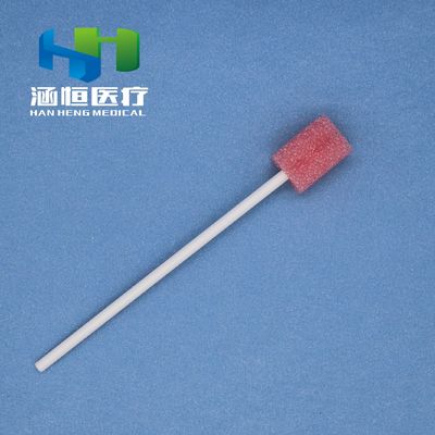 Sanitary 12.5cm Disposable Oral Care Sponge Swabs For Tooth Care