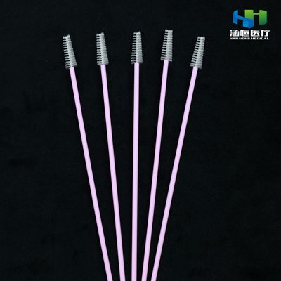 ISO 195mm Nylon Cervical Cytology Brush For Pap Smear