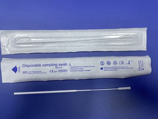 Virus Test 152mm Medical Cotton Swab , Non Invasive Nasal Swab