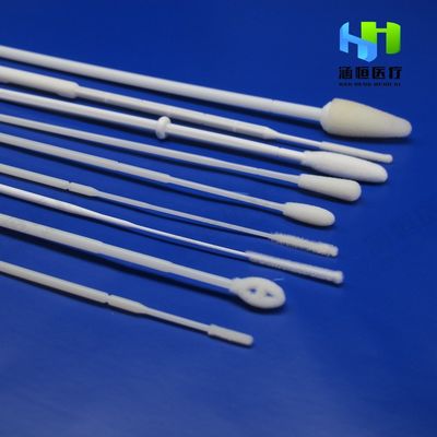 ABS Rod Medical Collection Throat Nylon Flocked Swabs