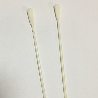 3.5cm Break Point Throat Swab Stick , Nylon Flocked Nasopharyngeal Swab