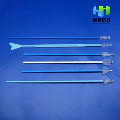 Blue 200mm Cervical Cytology Brush With Ball Head